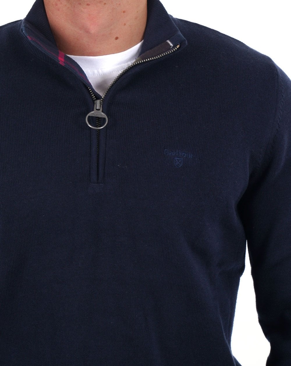 Barbour Half Zip Jumper Navy