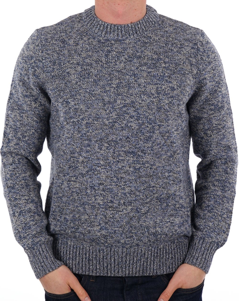 Barbour Atley Crew Knit Blue