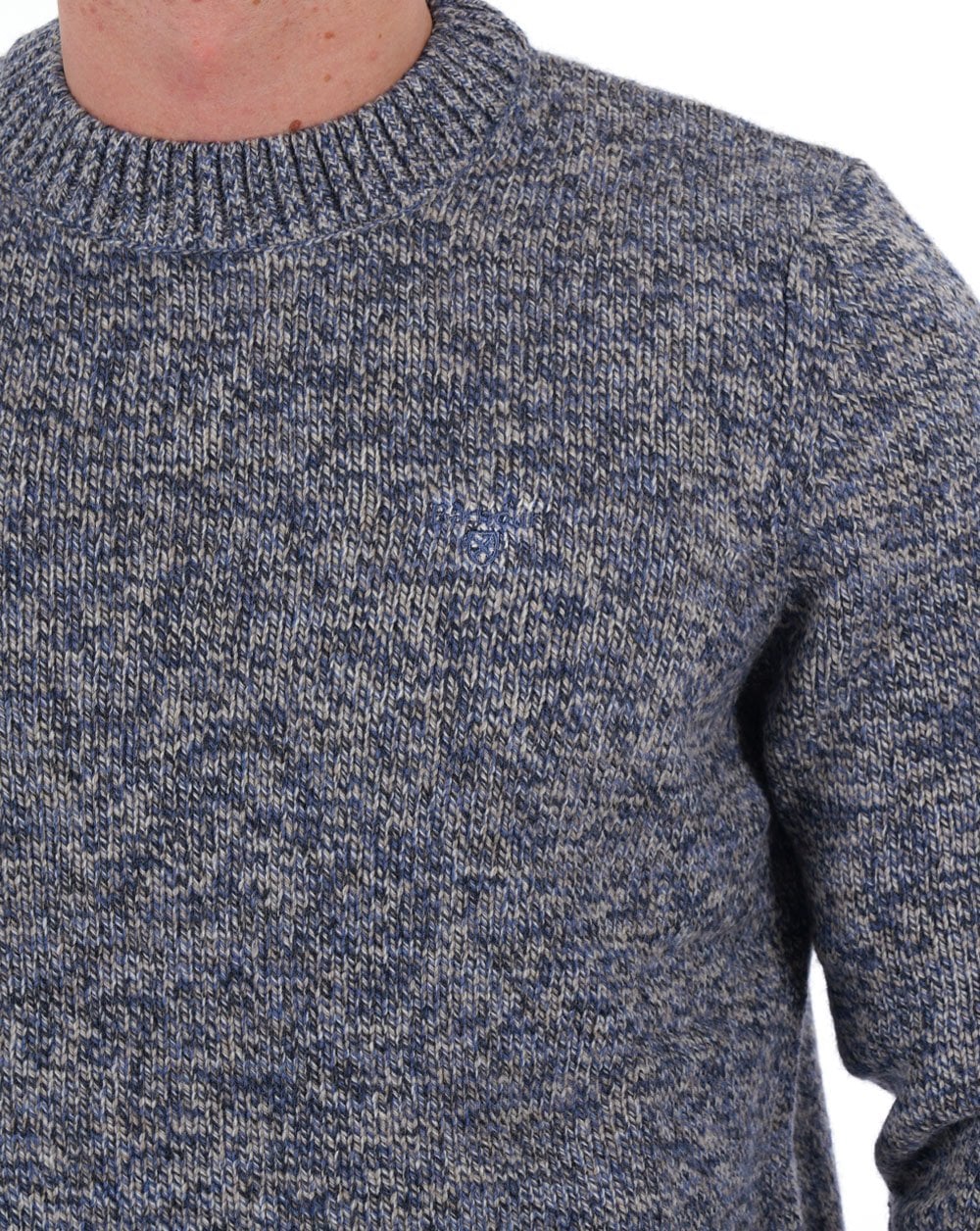 Barbour Atley Crew Knit Blue