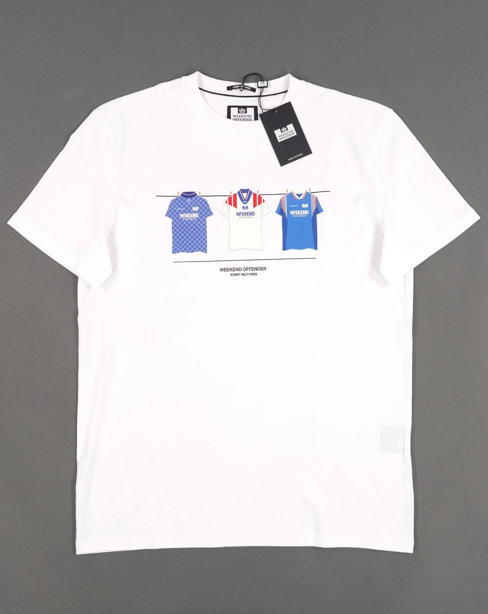 Weekend Offender Rangers T-shirt White/Blue