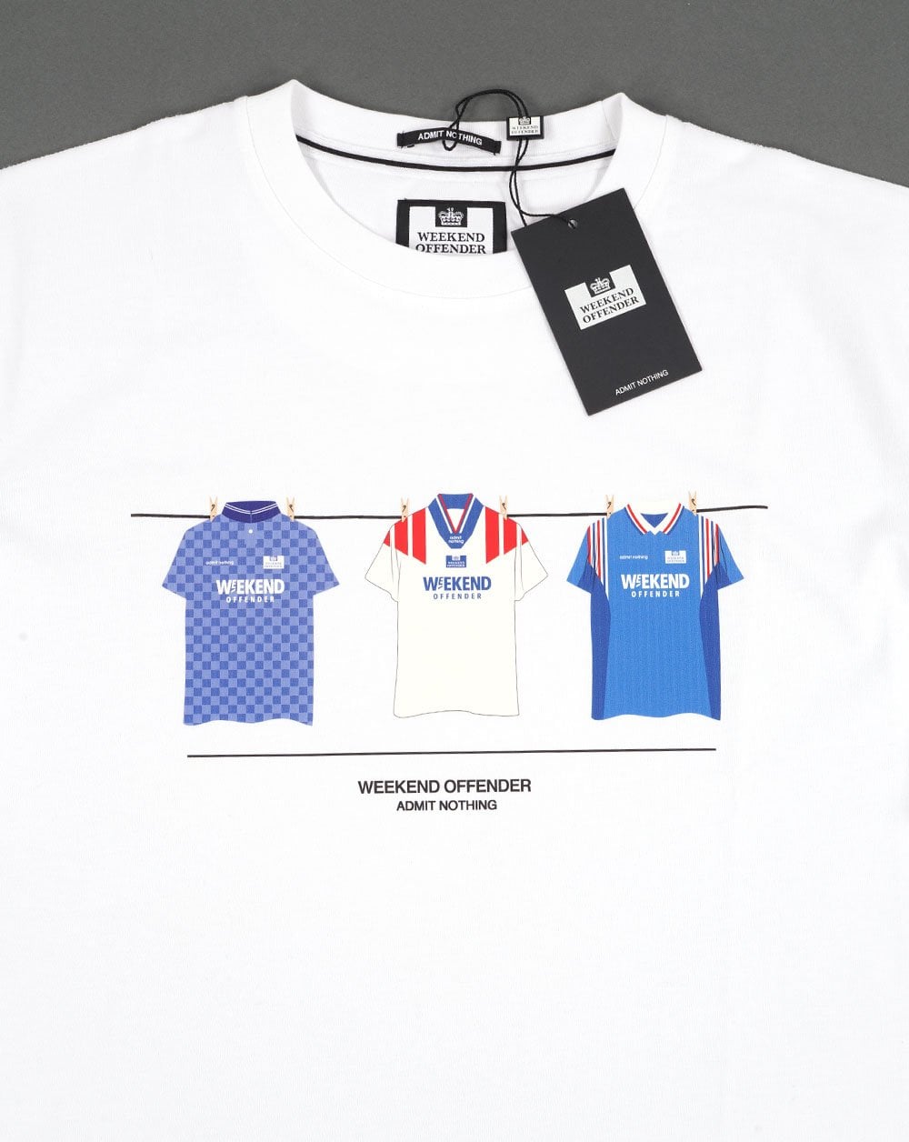 Weekend Offender Rangers T-shirt White/Blue