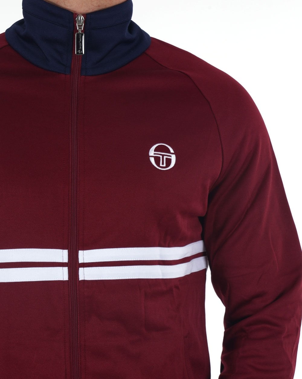 Sergio Tacchini Dallas Track Top Burgundy / Navy