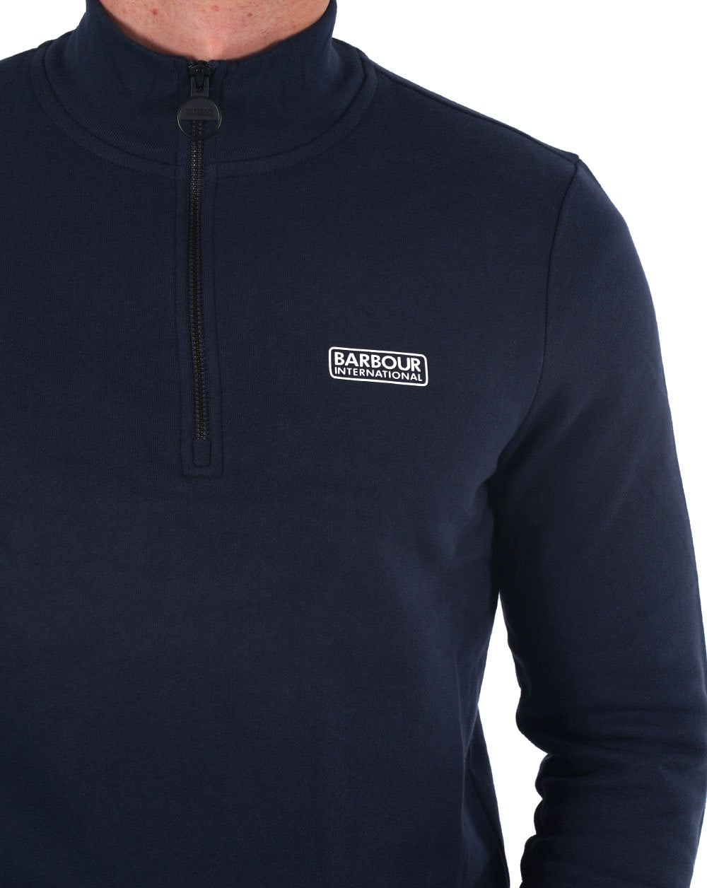Barbour International Half Zip Sweatshirt Navy