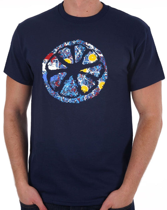Jackson Roses T-shirt Navy
