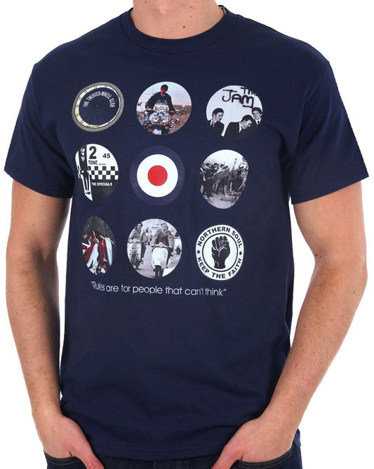 Mod Life T-shirt Navy