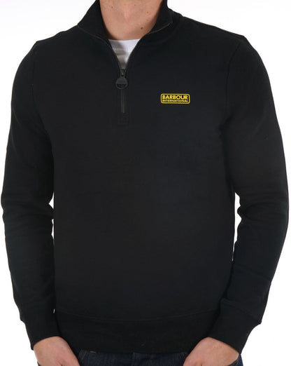 Barbour International Half Zip Sweatshirt Black
