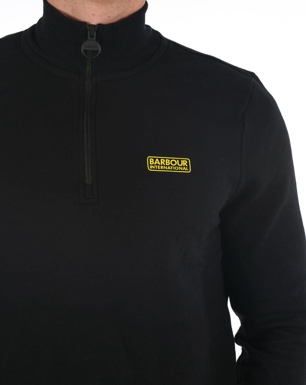 Barbour International Half Zip Sweatshirt Black