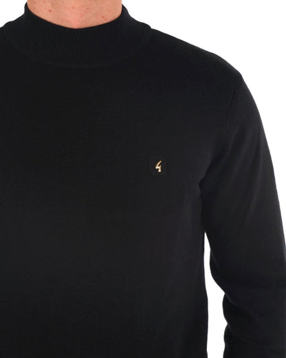 Gabicci Vintage Duke Turtle Neck Black