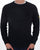Barbour International Cotton Crew Knit Black