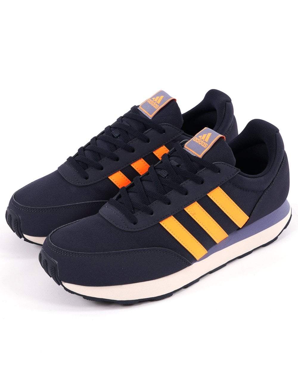 Adidas Run 60s Trainers Dark Navy /Orange