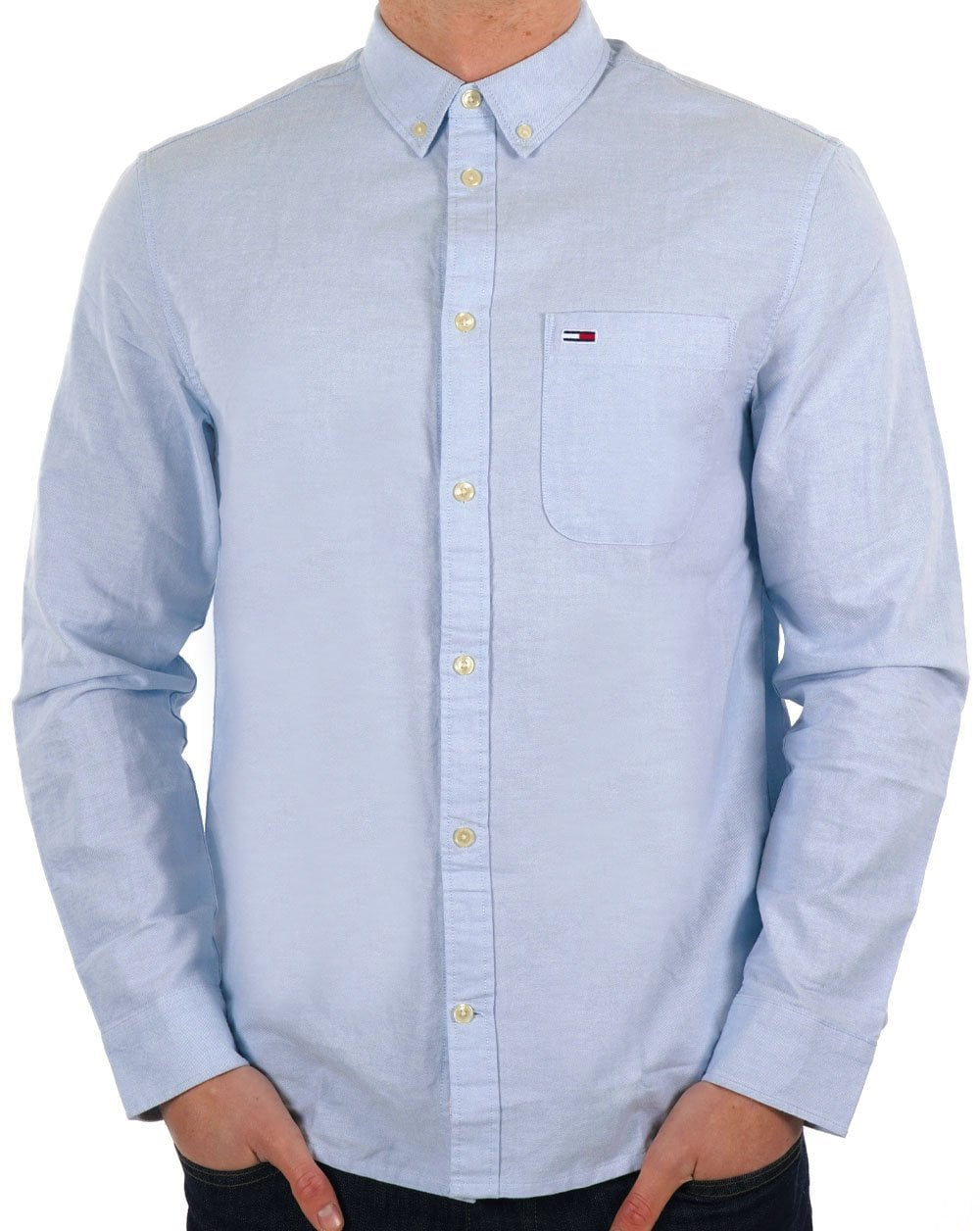 Tommy Jeans Oxford Shirt Chambray Blue