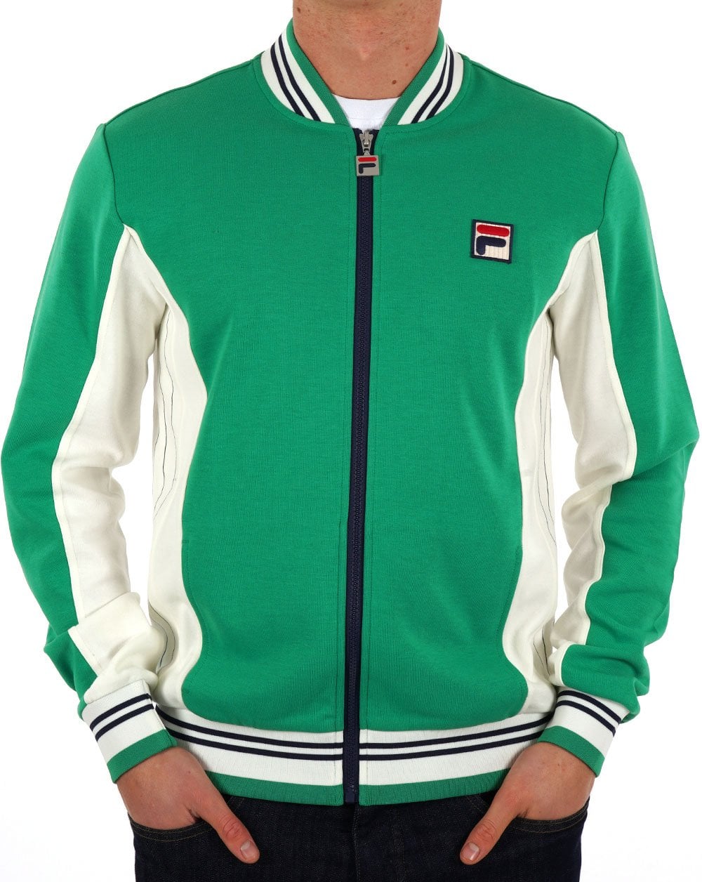 Fila Vintage Mk1 Settanta Track Top Kelly Green OG