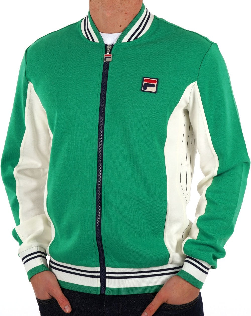 Fila Vintage Mk1 Settanta Track Top Kelly Green OG