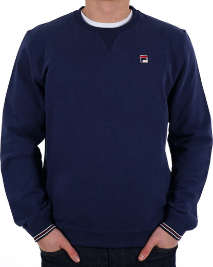 Fila Vintage Kell Crew Sweat Navy