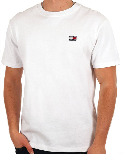 Tommy Jeans Flag Badge T-shirt White