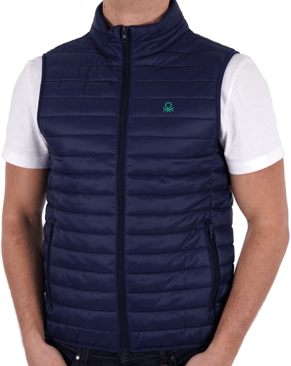 Benetton Gilet Navy