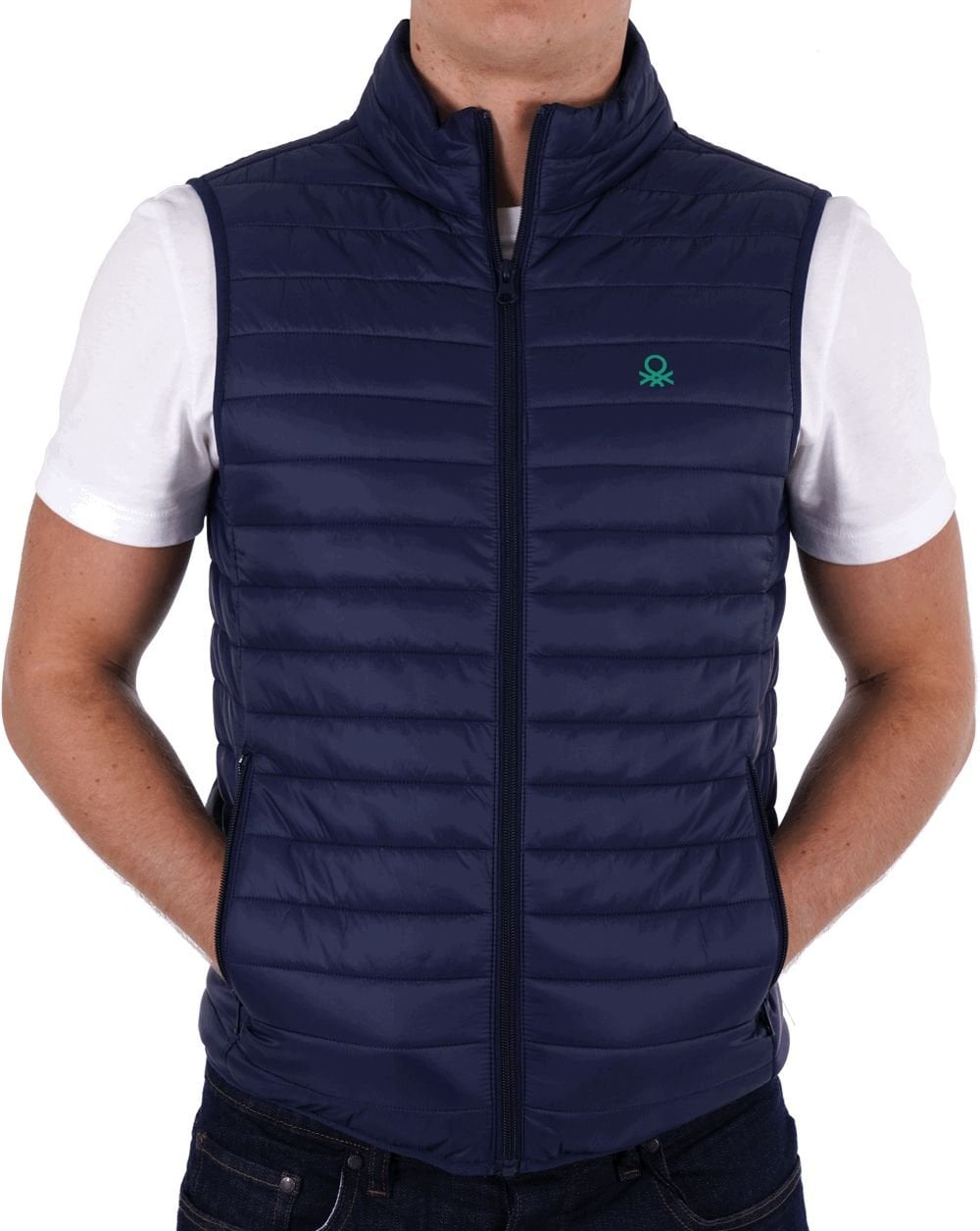Benetton Gilet Navy