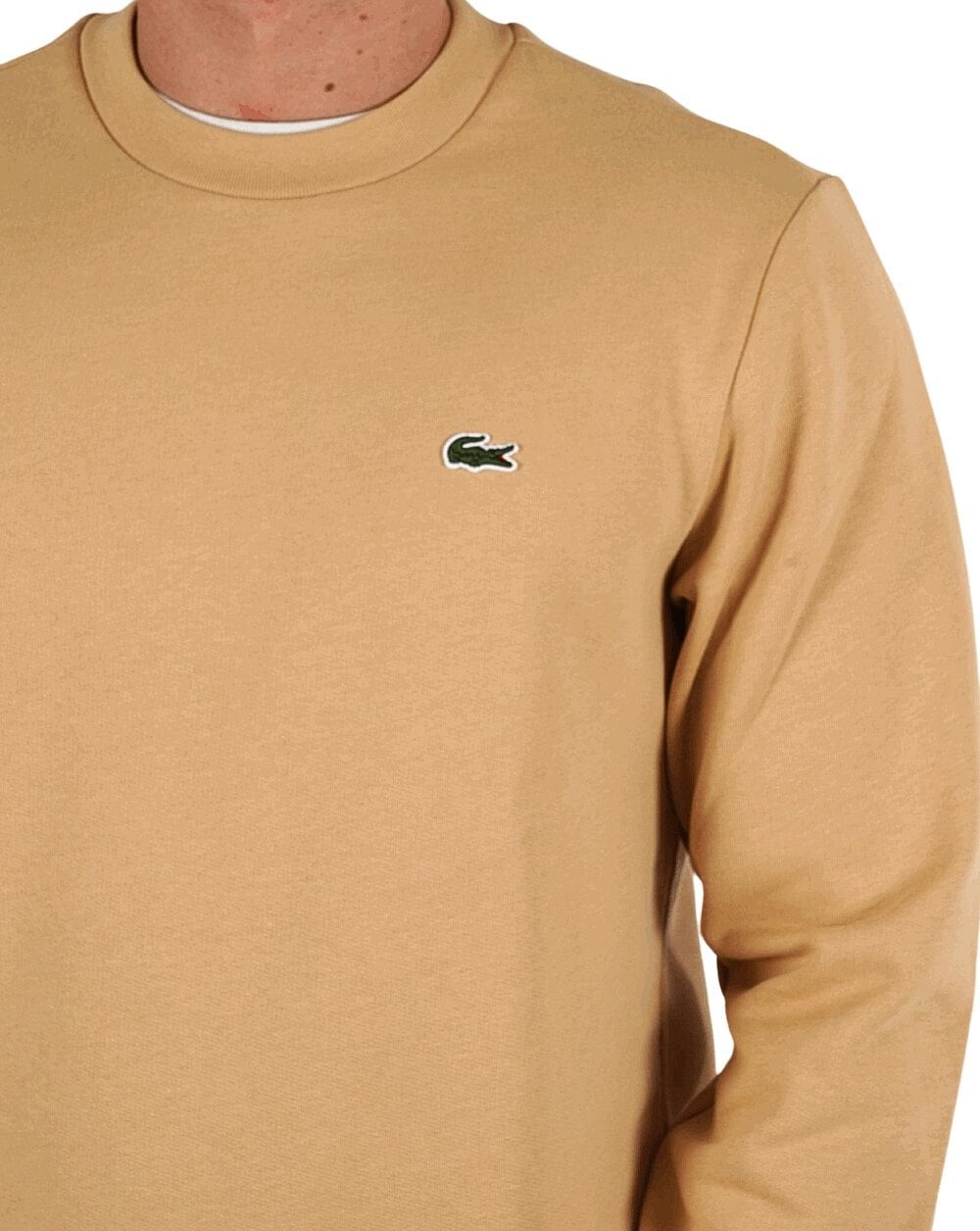 Lacoste Cotton Sweatshirt Sand