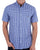 Gant Poplin Gingham SS Shirt College Blue