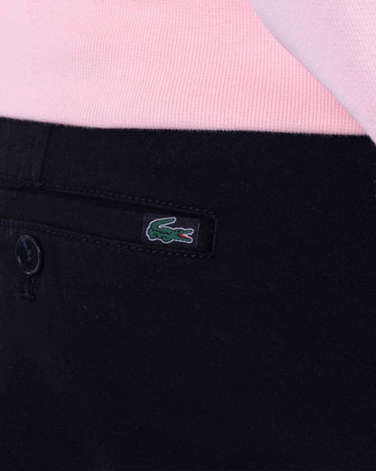 Lacoste Classic Slim Fit Stretch Cotton Trousers Navy
