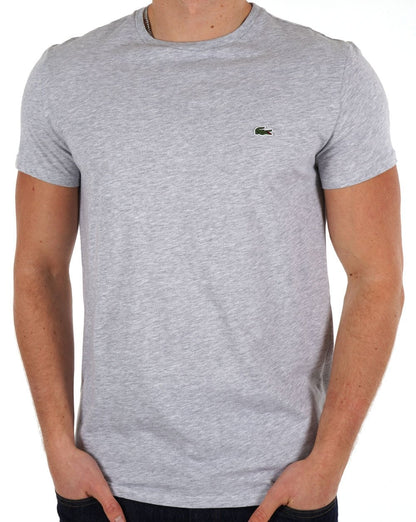 Lacoste T Shirt Silver Chine