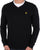 Lyle & Scott Cotton Merino V Neck Jumper Black