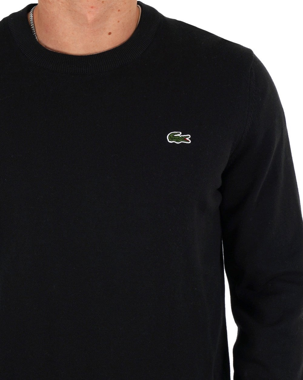 Lacoste Crew Neck Knit Black