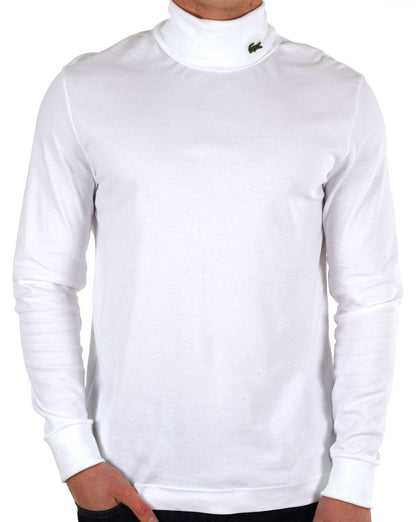 Lacoste Roll Neck White