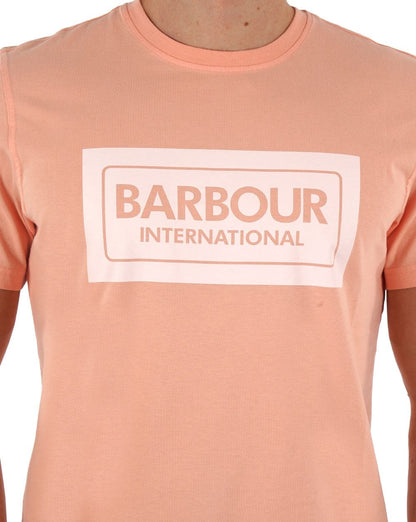 Barbour International Sainter T-shirt Peach Nectar