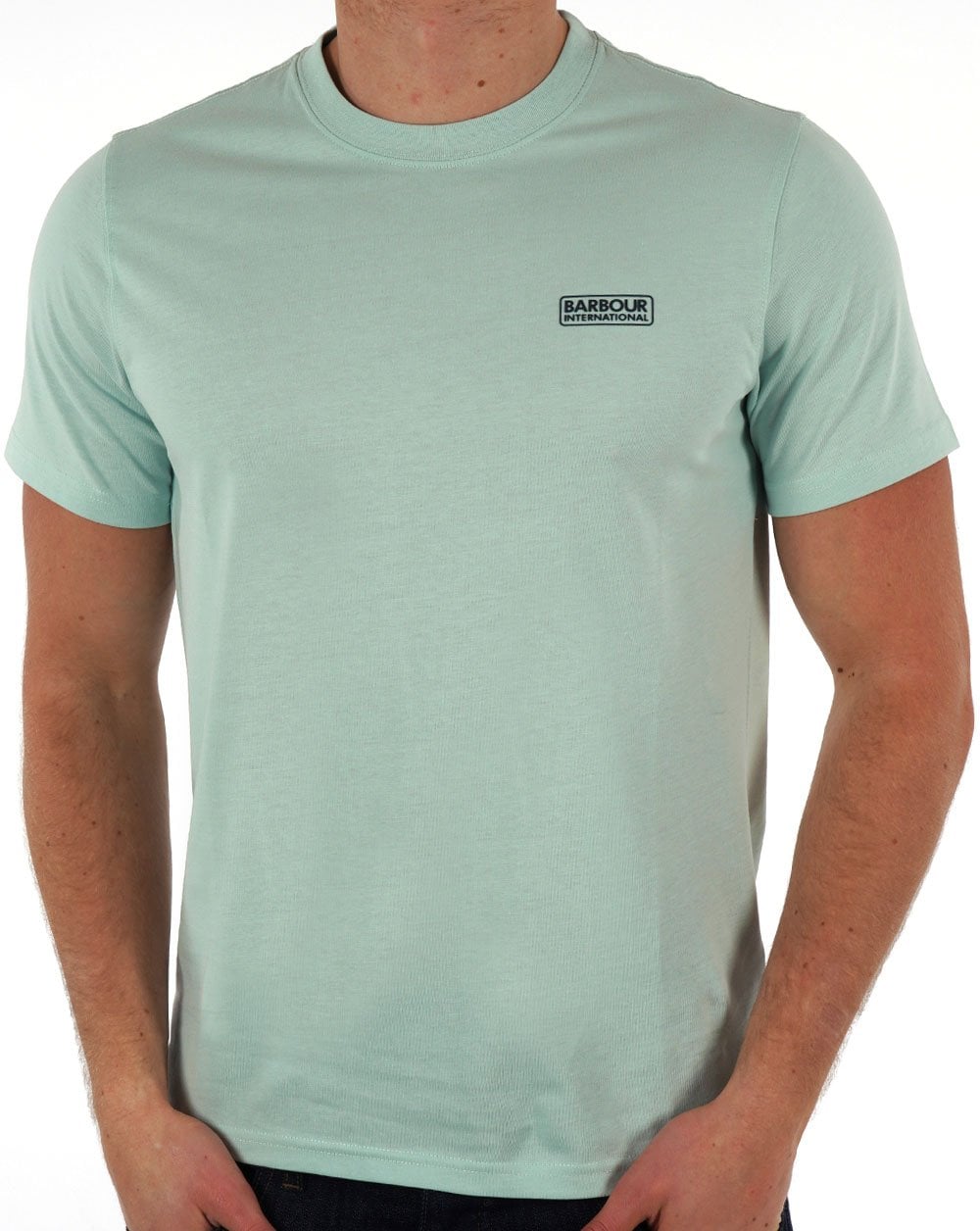 Barbour International Small Logo T-shirt Green Fig