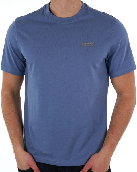 Barbour International Small Logo T-shirt Flint Blue