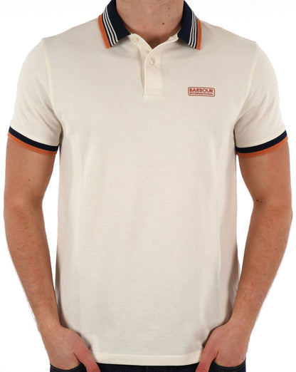 Barbour International Francis Polo Dove Grey