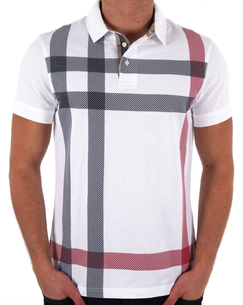 Barbour Blaine Polo White