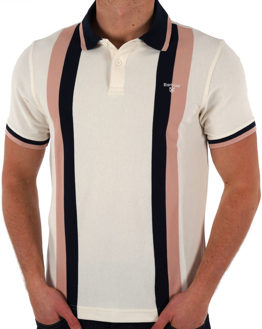 Barbour Howdon Polo Whisper White