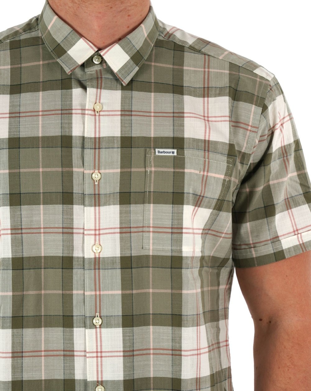 Barbour Gordon SS Summer Fit Shirt Glenmore Olive