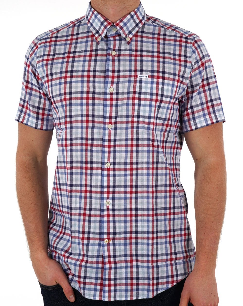 Barbour Kinson SS Tailored Shirt Red