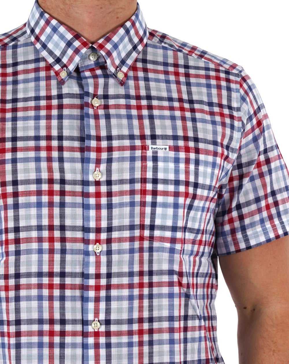 Barbour Kinson SS Tailored Shirt Red