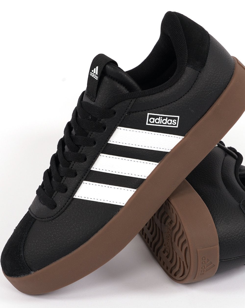 Adidas Court Trainers Black White Gum