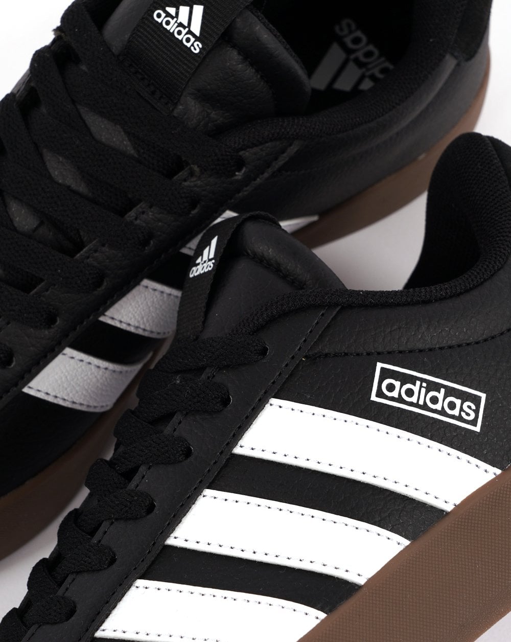 Adidas Court Trainers Black White Gum