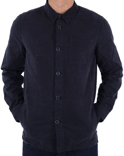 Barbour Washed Overshirt Navy