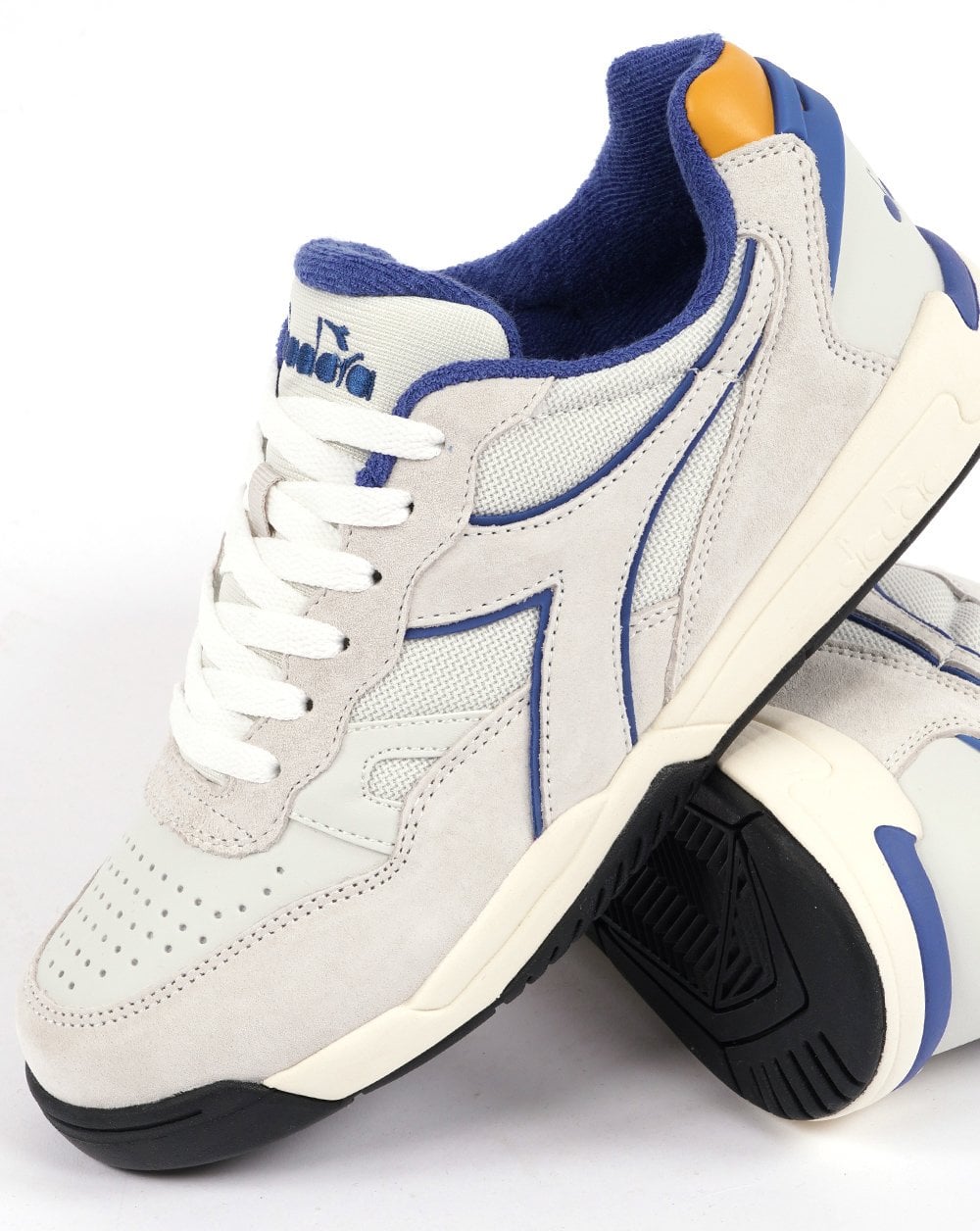 Diadora Winner Games Trainer White/Navy/Gold