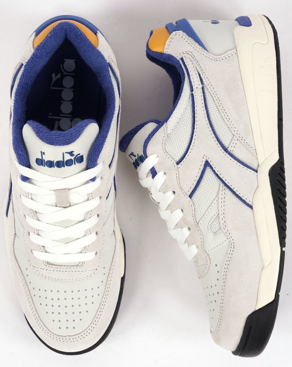 Diadora Winner Games Trainer White/Navy/Gold
