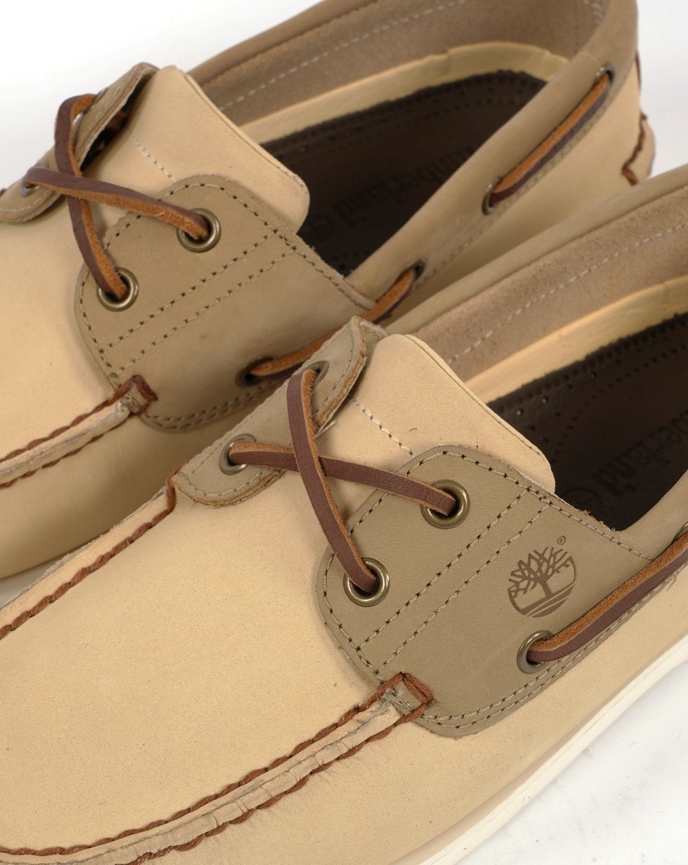 Timberland Classic Boat Lace Up Shoe Light Yellow Nubuck