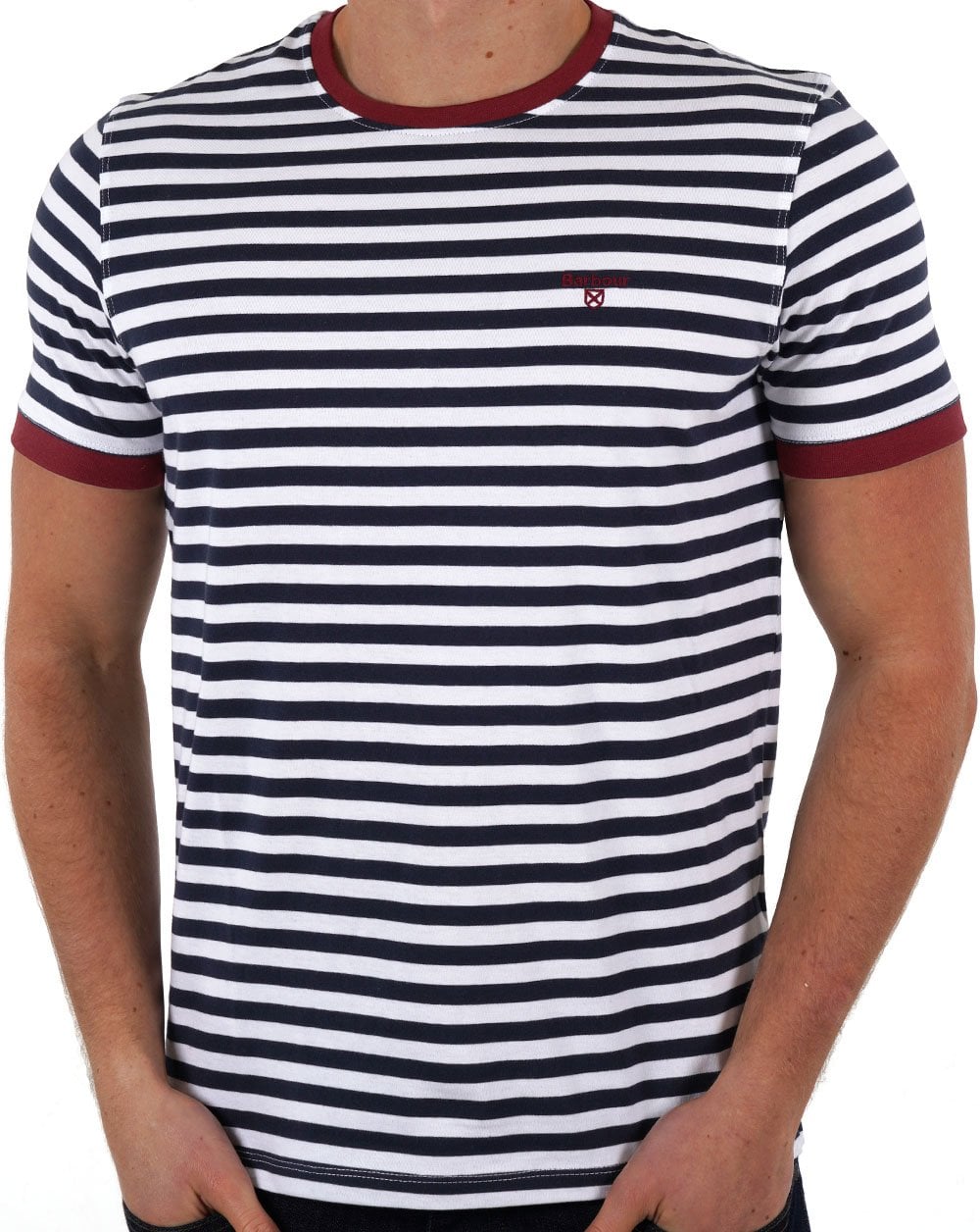 Barbour Quay Stripe T-shirt Navy