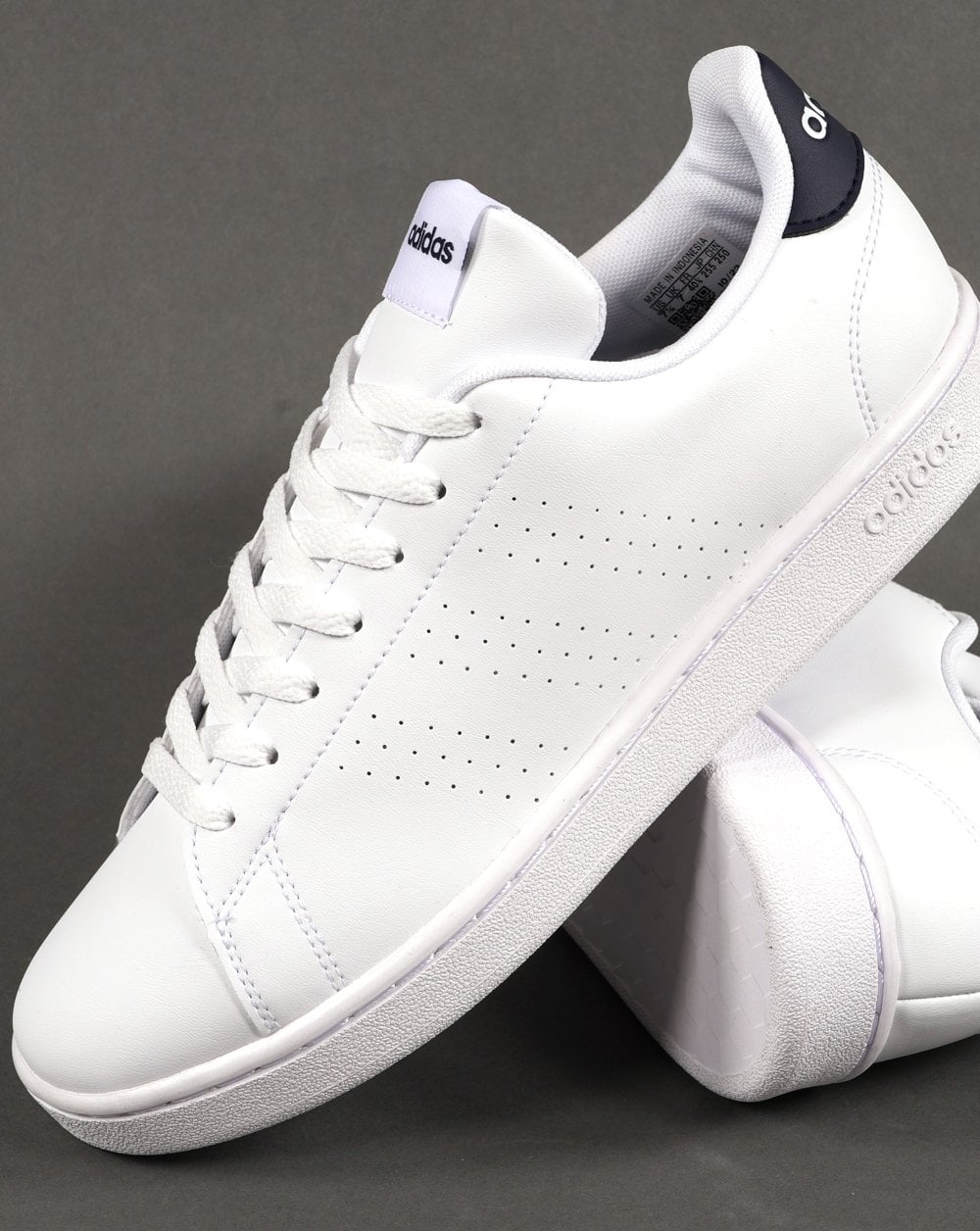 Adidas Advantage Trainers White/Navy