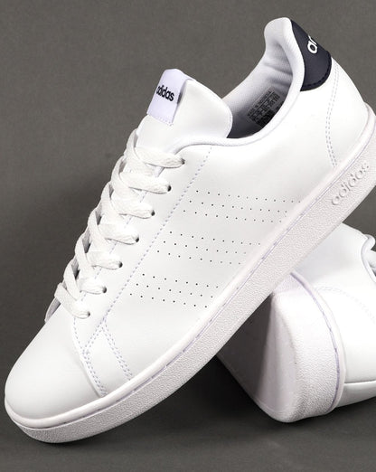 Adidas Advantage Trainers White/Navy