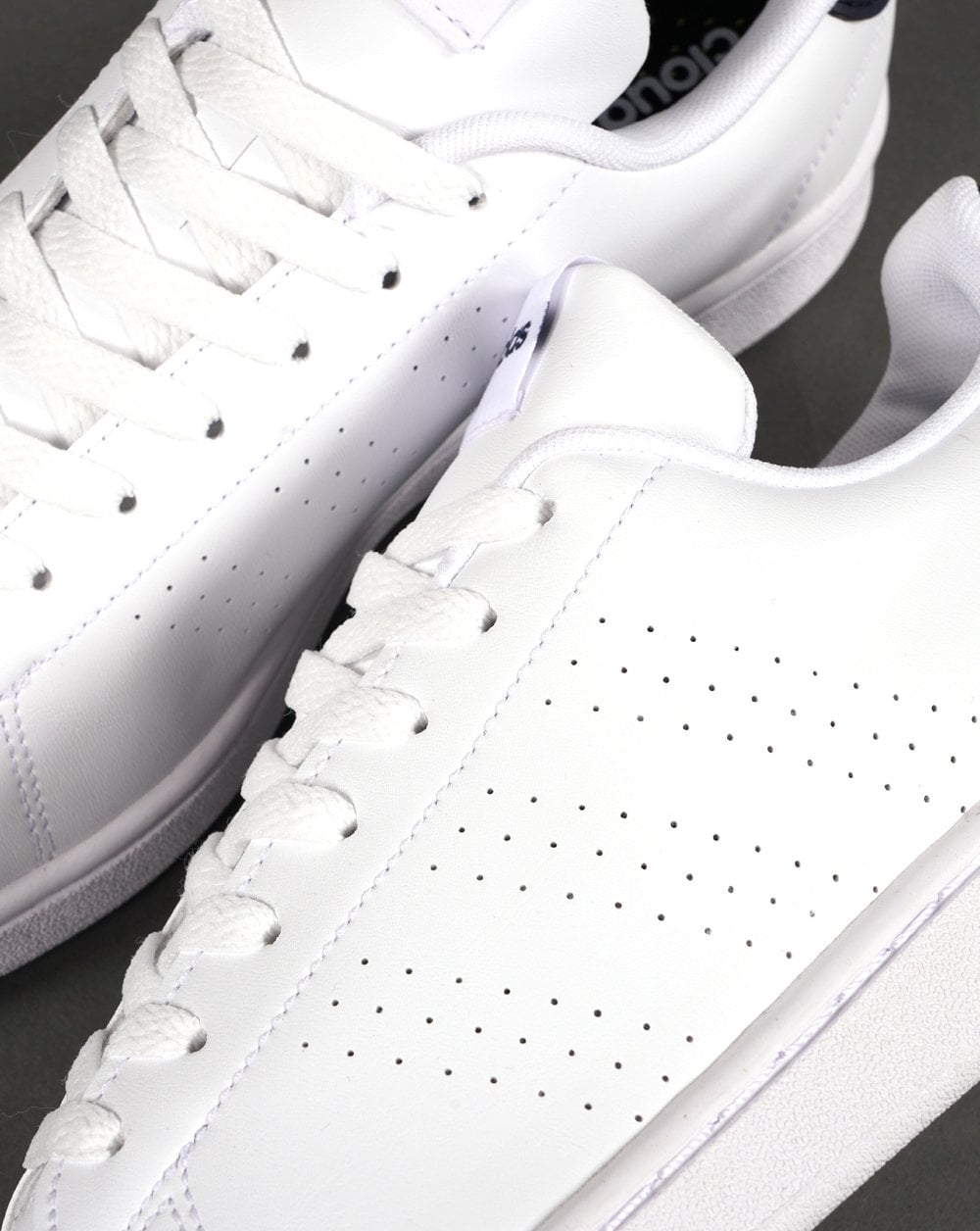 Adidas Advantage Trainers White/Navy