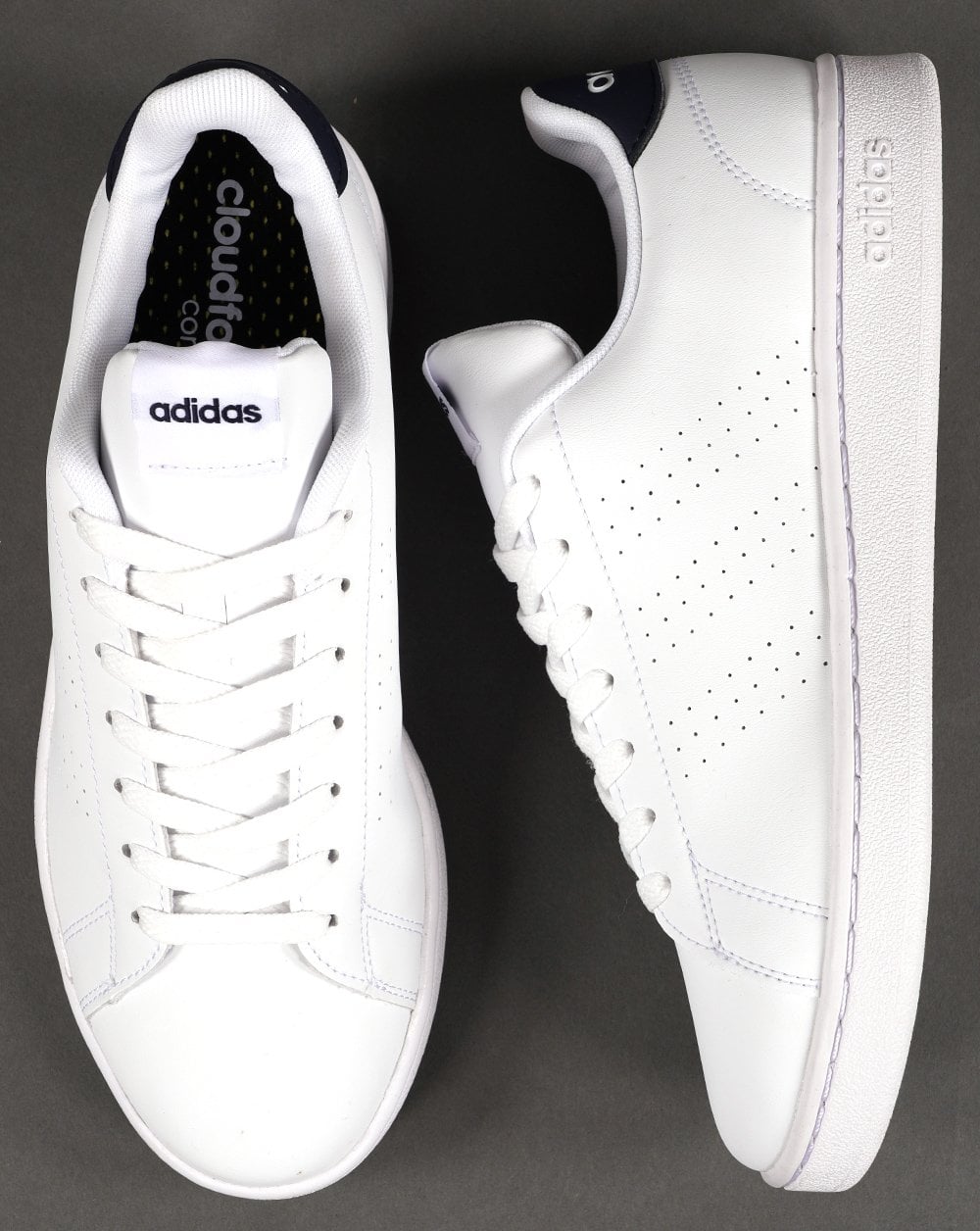 Adidas Advantage Trainers White/Navy