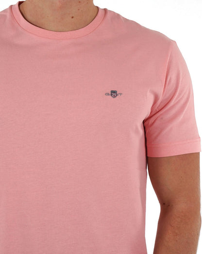 Gant Shield Crew T-shirt Soft Pink