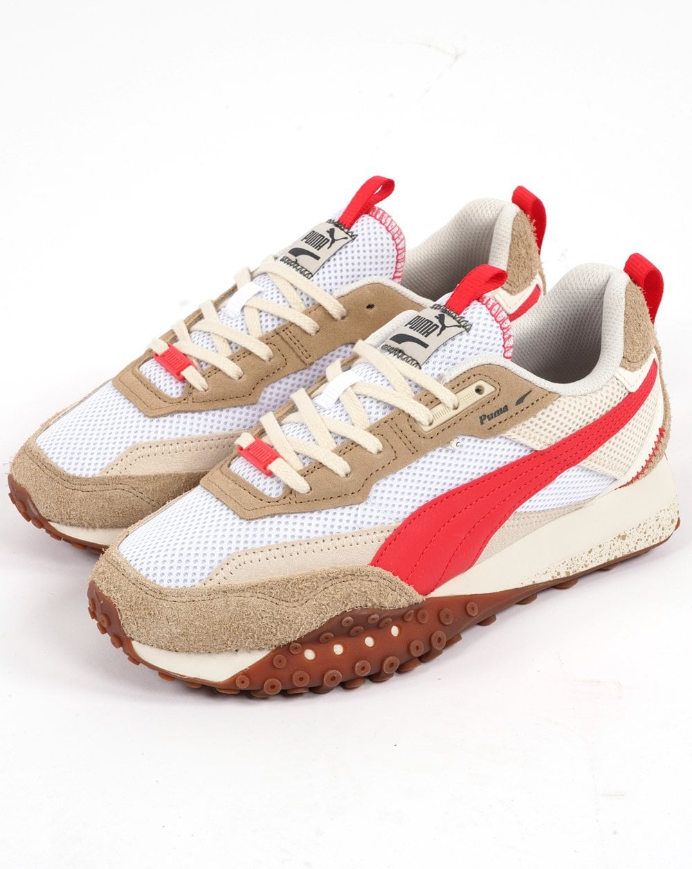 Puma Blktop Rider Preppy Trainer White/Active Red